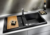 Кухонная мойка Blanco Adon XL 6S, клапан-автомат, серый беж 523611