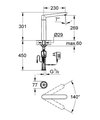 Смеситель для кухни электронный, хром Grohe K7 F-digital 31247000