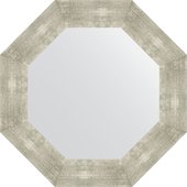 Зеркало Evoform Octagon 610x610 в багетной раме 90мм, алюминий BY 7358