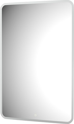 Зеркало с матированием и LED-подсветкой Defesto, 38W, 80x120см, сенсорный выключатель, тёплый белый свет DF 3820S
