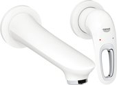 Смеситель для раковины Grohe Eurostyle M-Size настенный, встраиваемый, белая луна 19571LS3