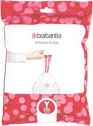 Мешки для мусора Brabantia PerfectFit 20л, размер Y, 40шт 138263