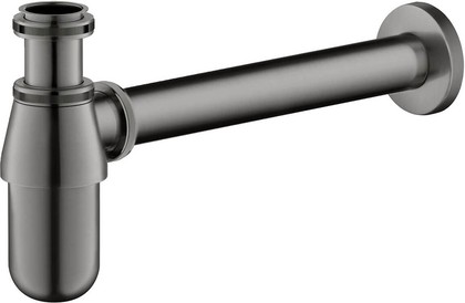 Сифон для раковины Aquatek, оружейная сталь AQ6014BGM