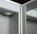 Зеркальный шкаф Keuco Royal T1 50.5x70см с подсветкой, петли справа 12601 171101
