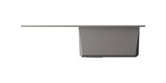 Кухонная мойка Omoikiri Sakaime 78-GR с крылом, оборачиваемая, Tetogranit, leningrad grey 4993548