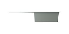 Кухонная мойка Omoikiri Sumi 100A-WG, с крылом, Artceramic, wind green 4997111