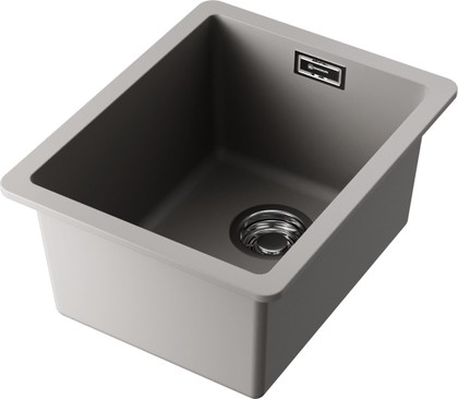 Кухонная мойка Omoikiri Kata 34-U-GR, Artgranit, серый 4993383