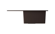 Кухонная мойка Omoikiri Daisen 65T-DC Tetogranit, с крылом, тёмный шоколад 4993518