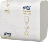 Туалетная бумага Tork Premium листовая, 30 упаковок по 252 штуки, мягкая 114276