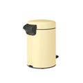 Мусорный бак с педалью Brabantia NewIcon 3л, ванильно-жёлтый 233760