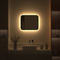 Зеркало с окантовкой Defesto Aura 60x50, LED подсветка, ИК-выключатель, тёплый белый свет DF 2973RH