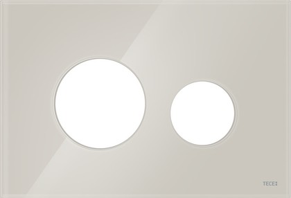 Панель для кнопки управления TECE loop, стекло, бежевый 9240617