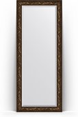 Зеркало Evoform Exclusive Floor 840x2030 пристенное напольное, с фацетом, в багетной раме 99мм, византия бронза BY 6126