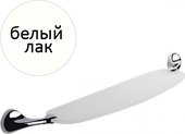 Полка для ванной стеклянная с держателями 70см, белый лак Colombo MELO B1216.LOO