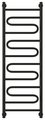 Полотенцесушитель водяной Сунержа Элегия+ 1200x400, чёрный матовый 31-0205-1240