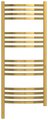 Полотенцесушитель электрический Сунержа Аркус 3.0, 1000x400, МЭМ левый, золото 03-5704-1040