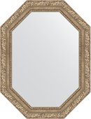 Зеркало Evoform Polygon 650x850 в багетной раме 85мм, виньетка античное серебро BY 7151
