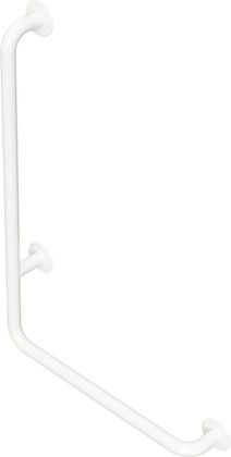 Поручень для душа Bemeta Help 890, настенный, левый, без крышек, белый 301112044