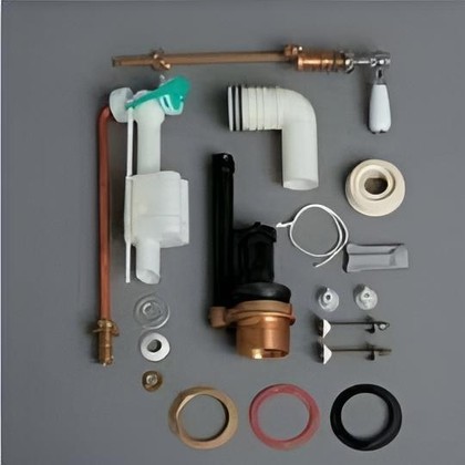 Смывной механизм Simas для бачка моноблока, с боковой поворотной ручкой смыва, хром D24cr