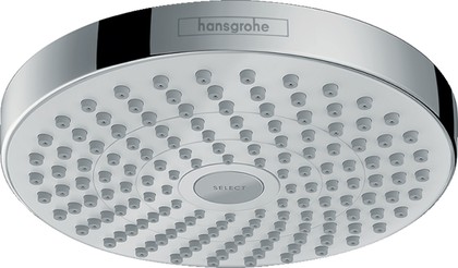 Верхний душ Hansgrohe Croma Select S 180 2jet, белый-хром 26522400