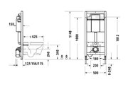 Рама для установки подвесного унитаза Duravit DuraSystem Basic WD1020000000