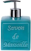 Дозатор для жидкого мыла Spirella Savon De Marseille, керамика, отдельностоящий, голубой 4007265
