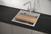 Кухонная мойка Granula Estetica ES-5201, 520x500, кварц, Базальт 5201, БАЗАЛЬТ