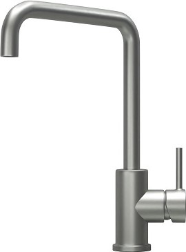 Смеситель кухонный Granula Kitchen Space KS-7110, высокий излив, однорычажный, Сталь матовая 7110, СТАЛЬ МАТОВАЯ