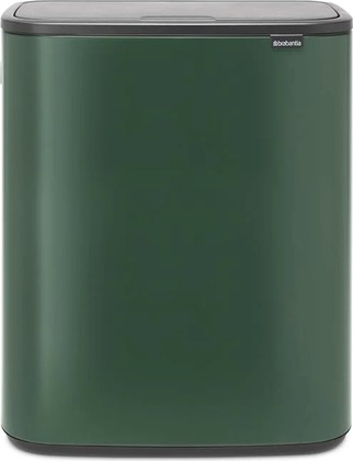 Мусорный бак Brabantia Bo Touch Bin 60л, зелёная сосна 304248