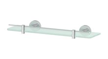 Полка для ванной ArtWelle Harmonia 40см, хром, стекло HAR 034
