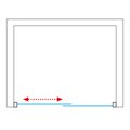 Душевая дверь Roth Proxima PXD2N, 160см, прозрачное стекло, хром 526-1600000-00-02