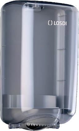 Держатель рулонных полотенец Losdi mini, настенный, центральной размотки, прозрачный CP-0528-L