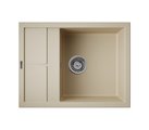 Кухонная мойка Omoikiri Sumi 65-CH с крылом, оборачиваемая, Tetogranit, шампань 4993677