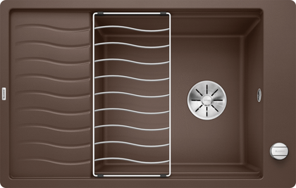 Кухонная мойка Blanco Elon XL 6S-F, клапан-автомат, кофе 524859