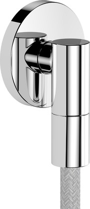 Шланговое подсоединение Hansgrohe FixFit Fine S, с клапаном обратного тока, хром 28882000