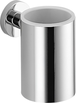 Стакан для зубных щёток Colombo Plus с держателем, хром W4902.CR