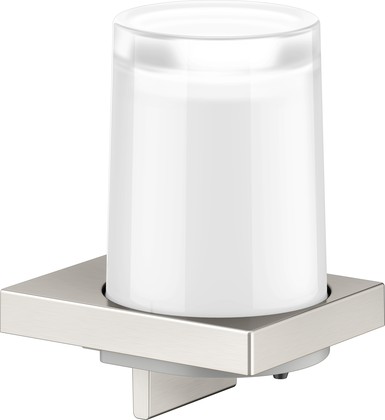 Дозатор для жидкого мыла Keuco Edition 11 настенный, 180мл, хрустальный стакан, шлифованный никель 11152 059000