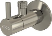 Угловой вентиль Alca с фильтром G1/2x3/8", круглый, матовый никель ARV001-N-B