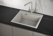 Кухонная мойка Granula Estetica ES-5804, 580x500, кварц, Базальт 5804, БАЗАЛЬТ