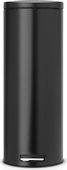 Мусорный бак с педалью Brabantia Slim, 20л, MotionControl, чёрный матовый 478567