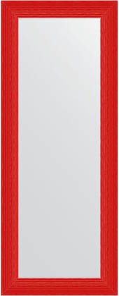 Зеркало Evoform Definite 600x1500 в багетной раме 89мм, красная волна BY 3903