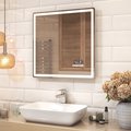 Зеркало Vigo Geometry Media Voice 700x700 LED-подсветка, подогрев, голосовое управление, Bluetooth, дата, время 046