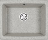 Кухонная мойка Granula 5551, 555x460, универсальный монтаж, кварц, Базальт 5551, БАЗАЛЬТ