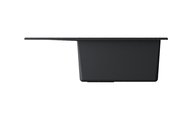Кухонная мойка Omoikiri Sumi 65-BL с крылом, оборачиваемая, Tetogranit, чёрный 4993670
