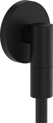 Шланговое подсоединение Hansgrohe FixFit Fine S, с клапаном обратного тока, матовый чёрный 28882670