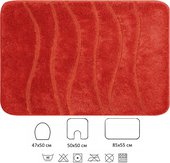 Набор ковриков для ванной и туалета Grund Alabardia, 3шт., оранжевый 2035.93.051