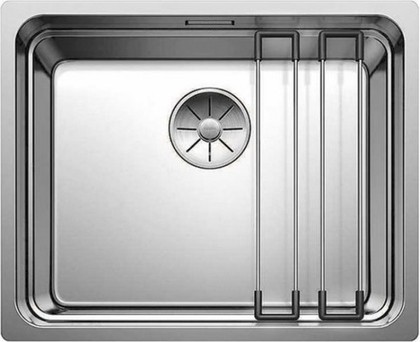 Кухонная мойка Blanco Etagon 500-U, отводная арматура, полированная сталь 521841