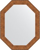 Зеркало Evoform Polygon 760x960 в багетной раме 88мм, медная кольчуга BY 7296