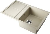 Кухонная мойка Omoikiri Sumi 79-BE с крылом, tetogranit, ваниль 4993663