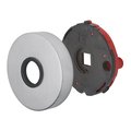 Ручка дверная Colombo Meta, с круглой розеткой d50, хром матовый KG11RSB cromat